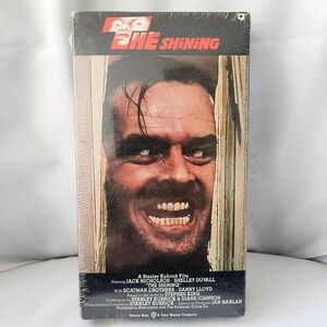 The Shining Stanley Kubrick Horror Movie VHS Tape Original‎ Sealed NWT Rare OG